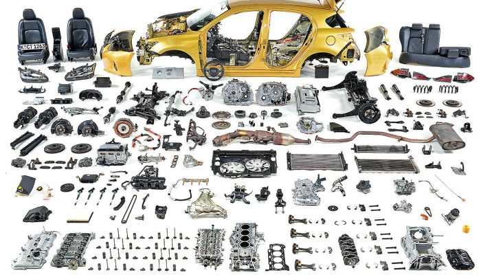 piezas de automóviles, herramientas
